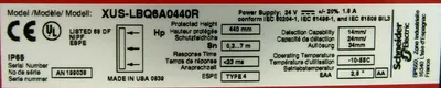 NEW TELEMECANIQUE XUS-LBQ6A0440 LIGHT CURTAIN SET 440MM 17-1/2" 903010