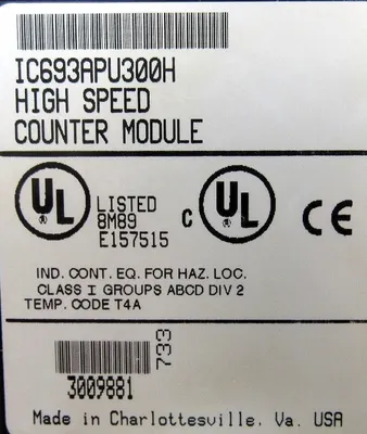 USED GE FANUC IC693APU300H COUNTER MODULE