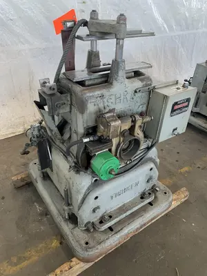 12 TON X 2" TISHKEN CUTOFF PRESS. STOCK #0257724