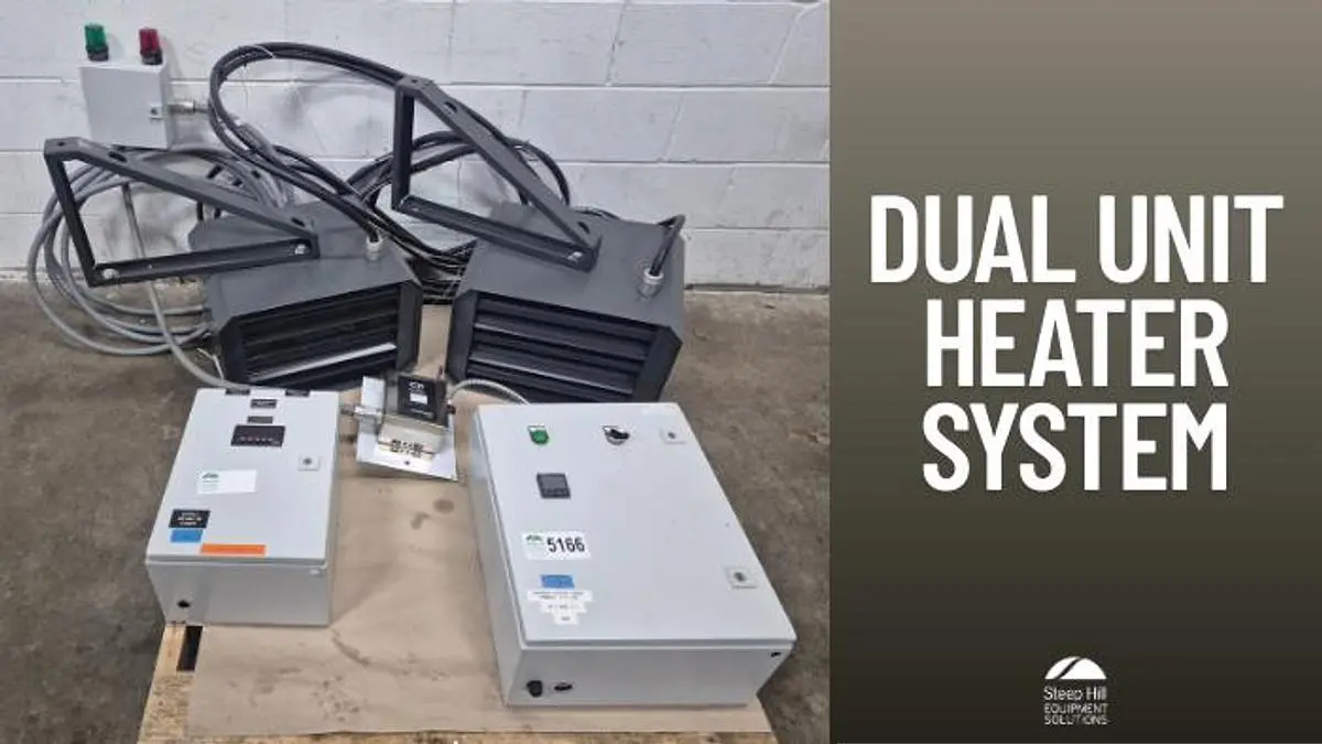 Dual Unit Heater System w/ Thermostat & C02 Detector