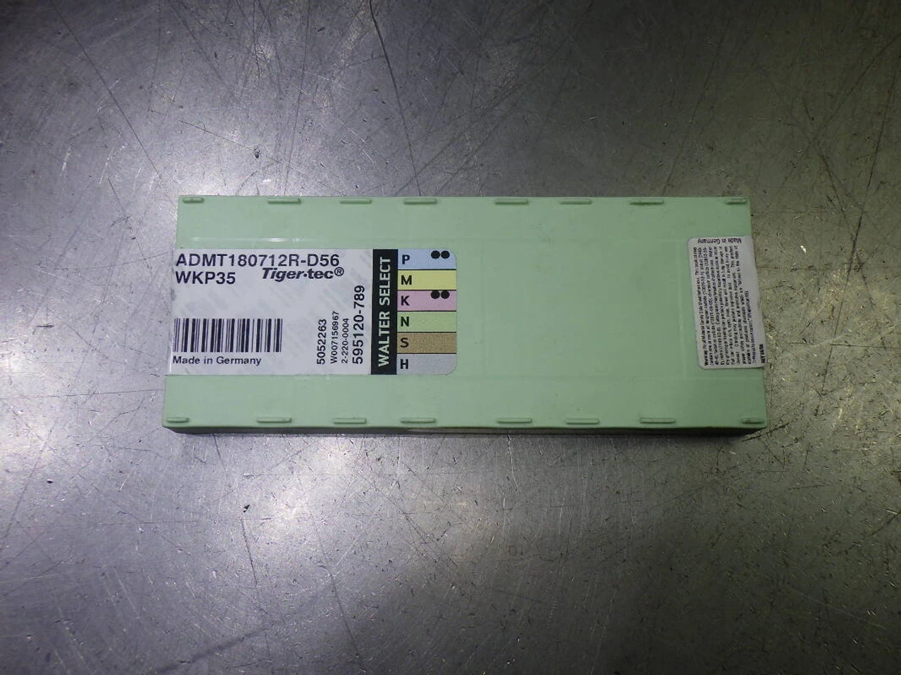 Walter Carbide Milling Inserts QTY10 ADMT180712R-D56 WKP35 (LOC2202)