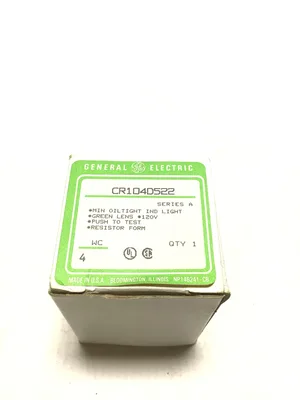 General Electric CR104D522 Oiltight Indicator Light