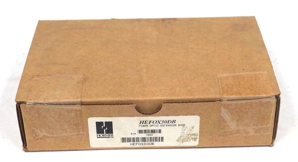 NEW HORNER ELECTRIC HEFOX30DB FIBER OPTIC BASE