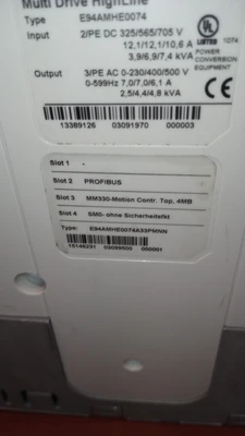 USED LENZE E94AMHE0074