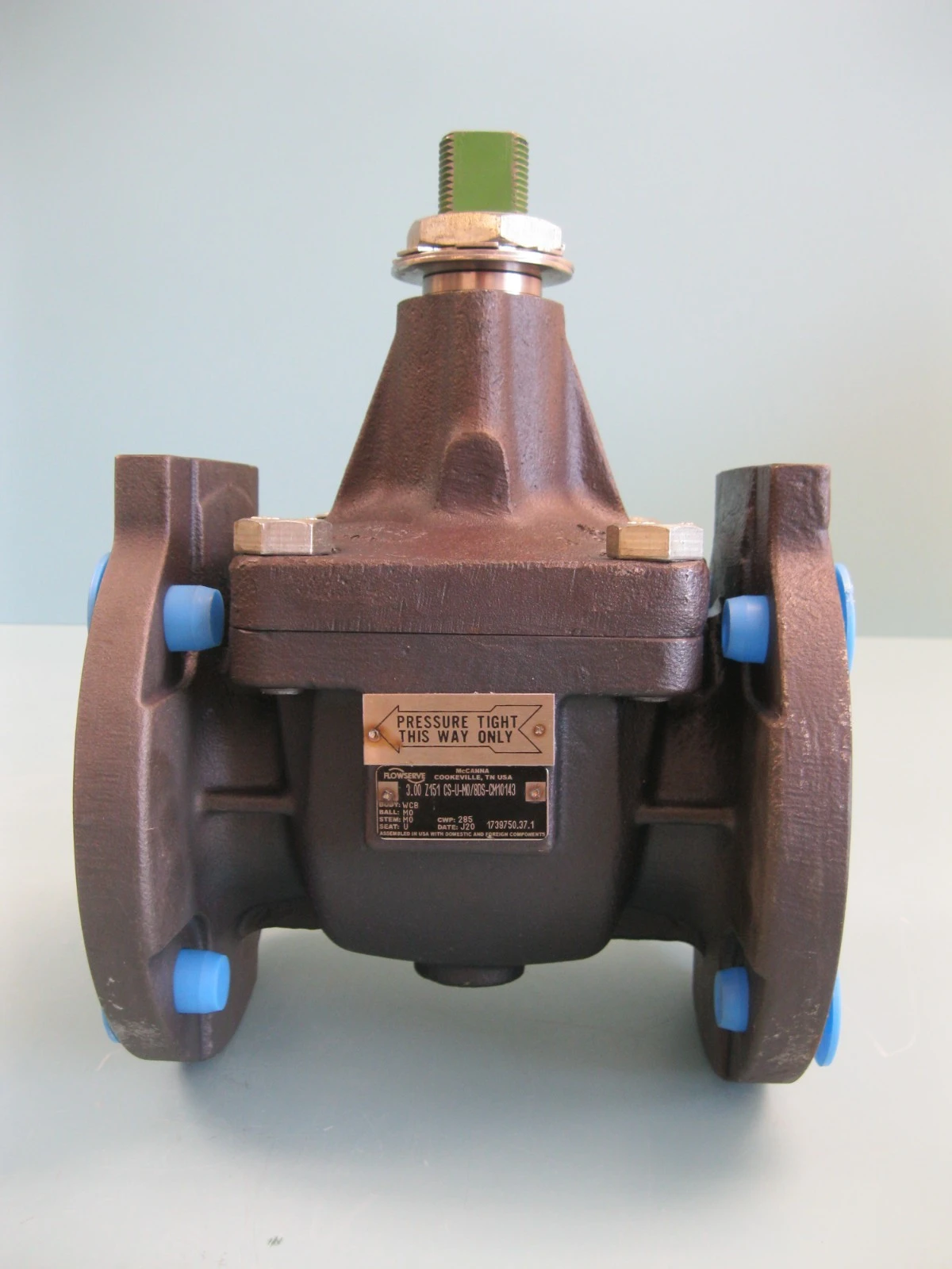 NEW 3" 150# McCanna Flowserve WCB 3.00 Z151 CS-U-M0/8DS-CM10143 Ball Valve G5
