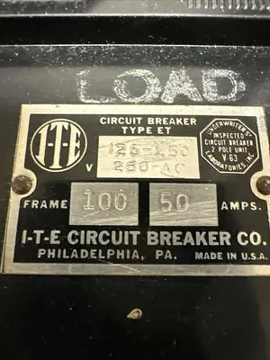 Used ITE ET50 Miscellaneous Equipment (Electrical & Power) Ohio US | Surplus Asset Holdings #1238231