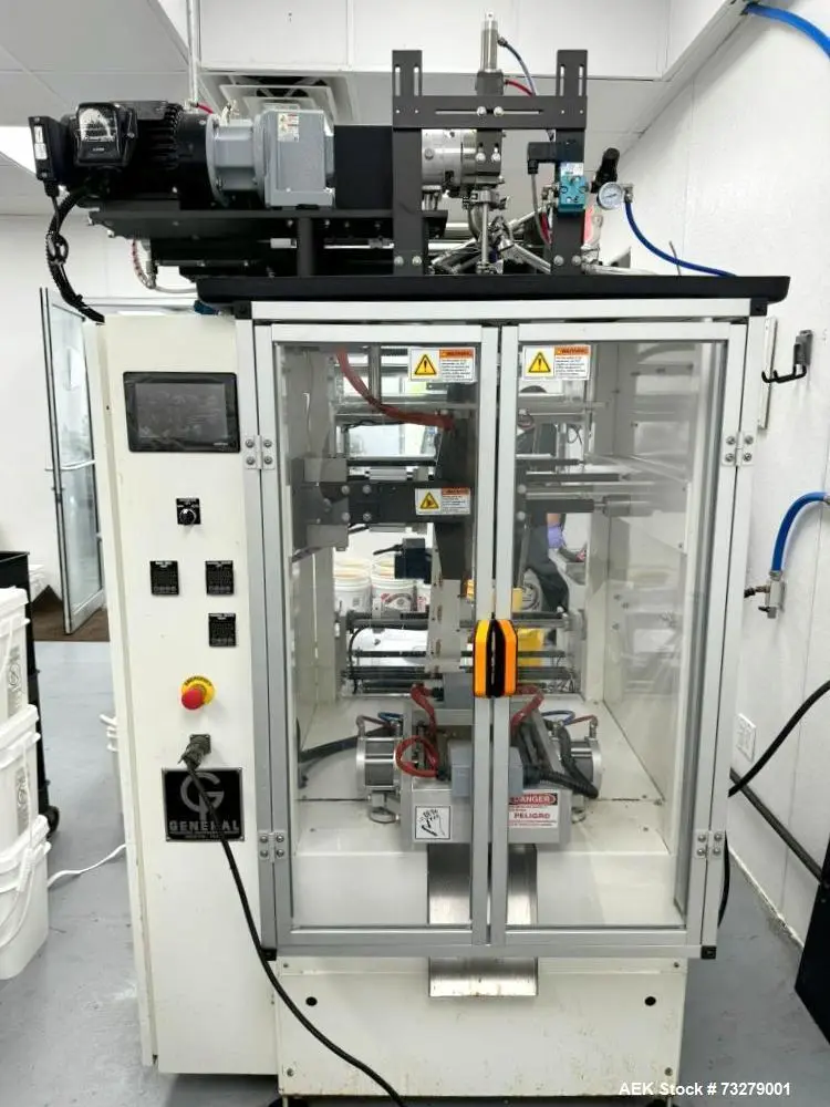 Used GENERAL PACKAGING E2LC Liquid Paste Fillers Vertical Form & Fill Illinois US | Aaron Equipment #86721