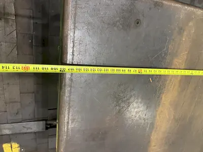 108' X 48" HYDRAULIC LIFT TABLE: STOCK #23555