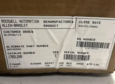 USED ALLEN BRADLEY 1785-L20B