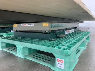 LOT OF (35) MISC. 2,000 LB. 2' x 4' SCISSOR-LIFT TABLES