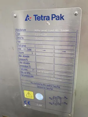 USED ALFA LAVAL C10-KSM