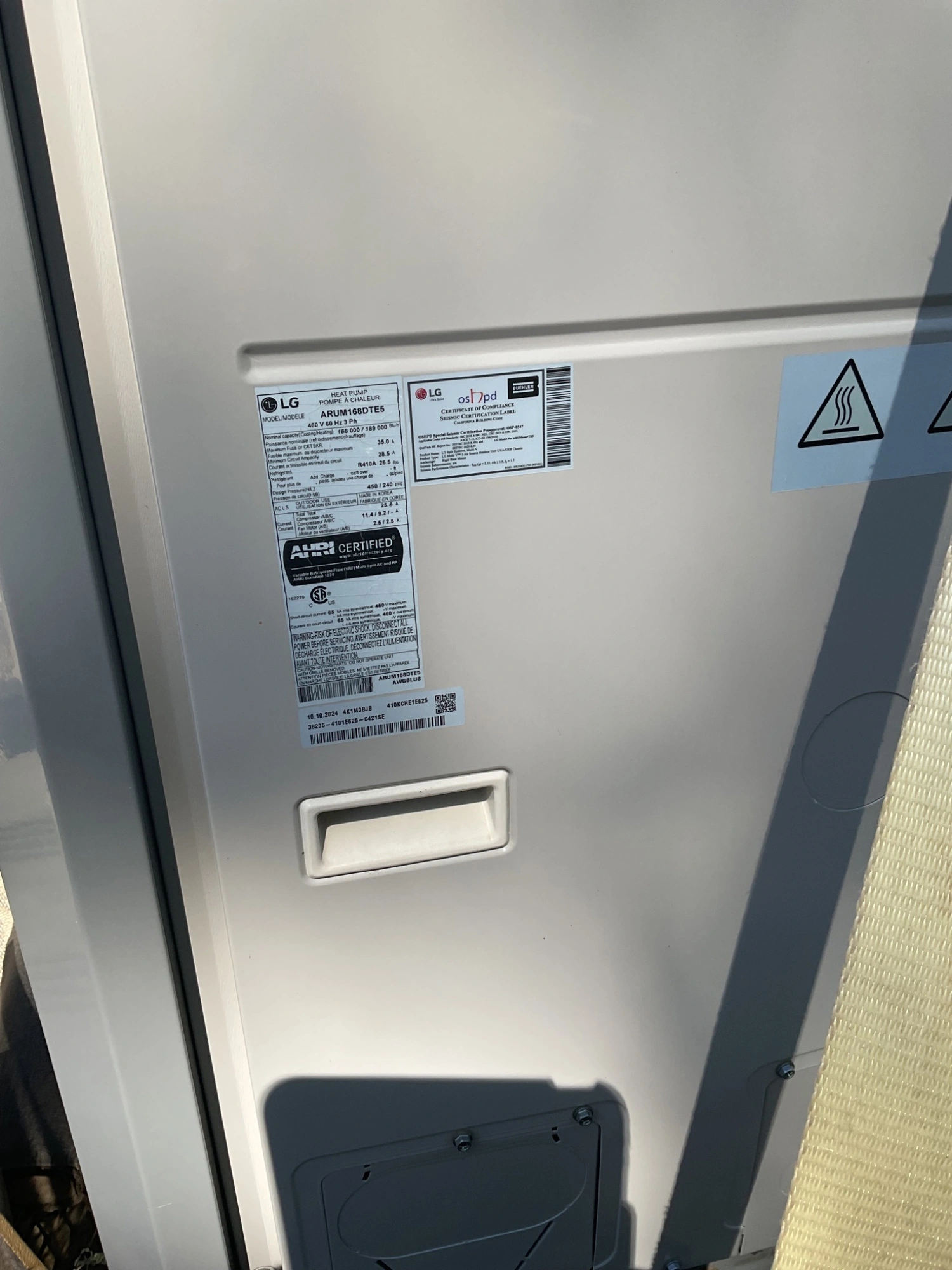 NEW 2024 LG ARUM168DTE5