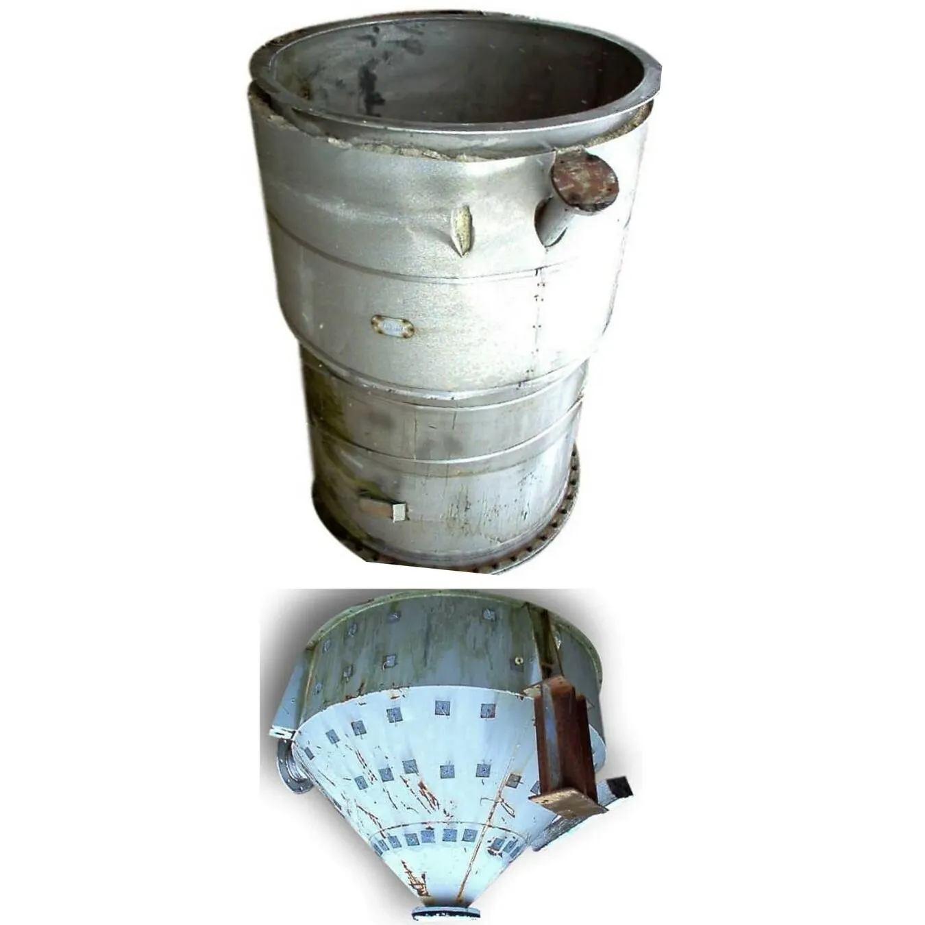 Used 40 CUBIC FOOT Stainless Steel BLENDING / DRYING BIN