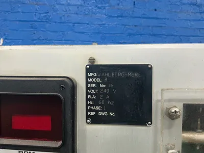 Used WAHLBERGMCCREARY B Test Benches Ohio US | HGR 24 #1251142