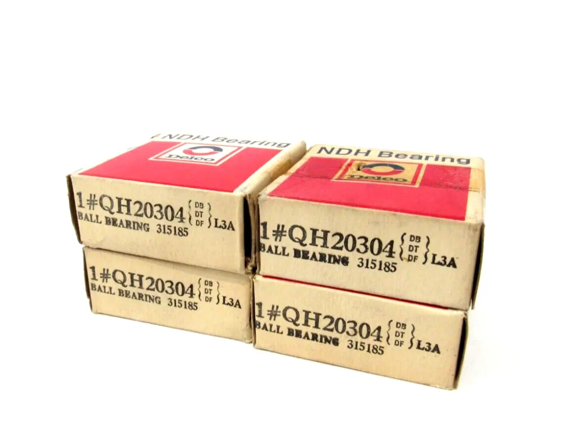 LOT OF 4 NEW NDH BEARING QH20304 BALL BEARINGS 315185