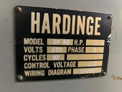 USED 1966 Hardinge DV-59