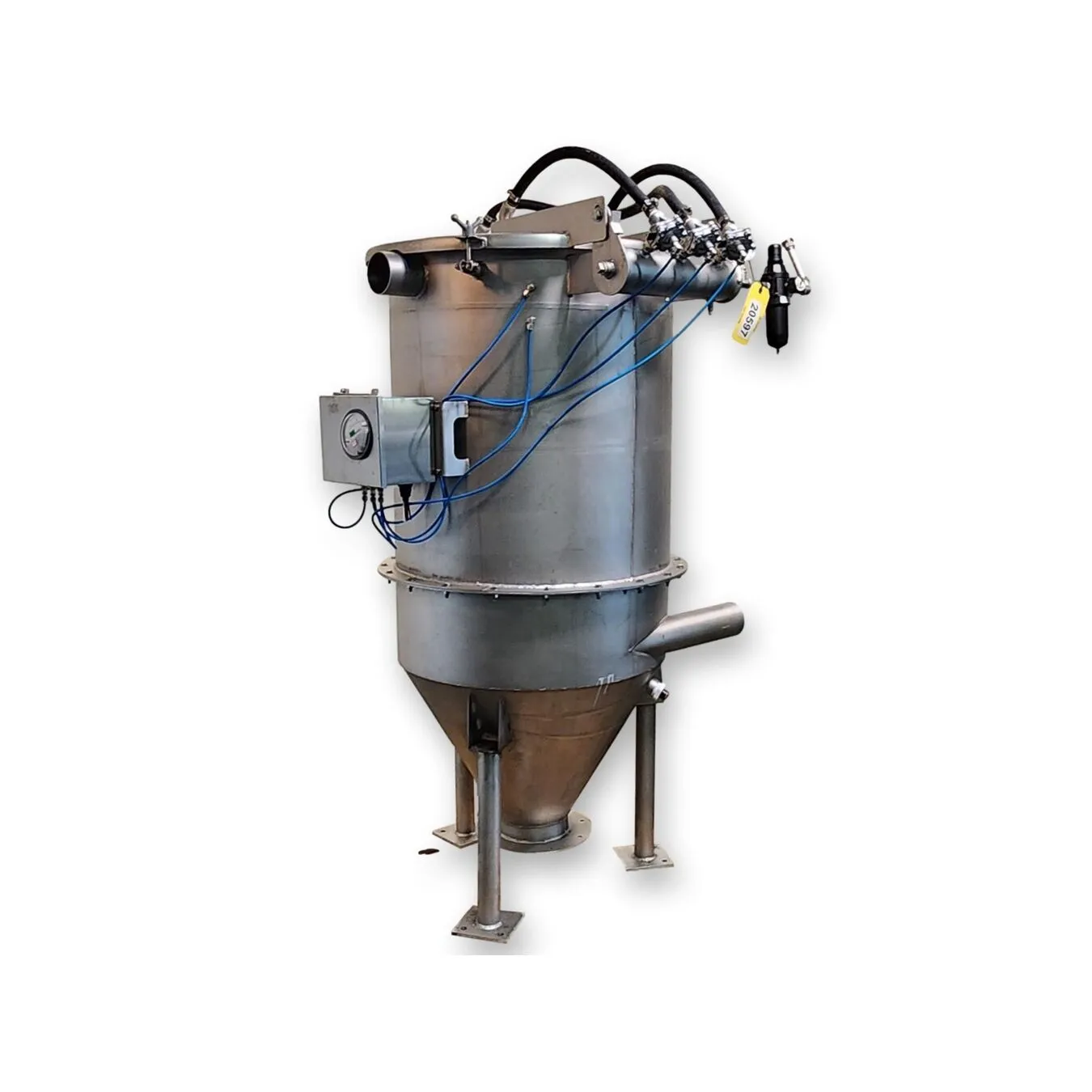 Used 30" Dia. Stainless Steel Reclaim Filter Receiver Collector