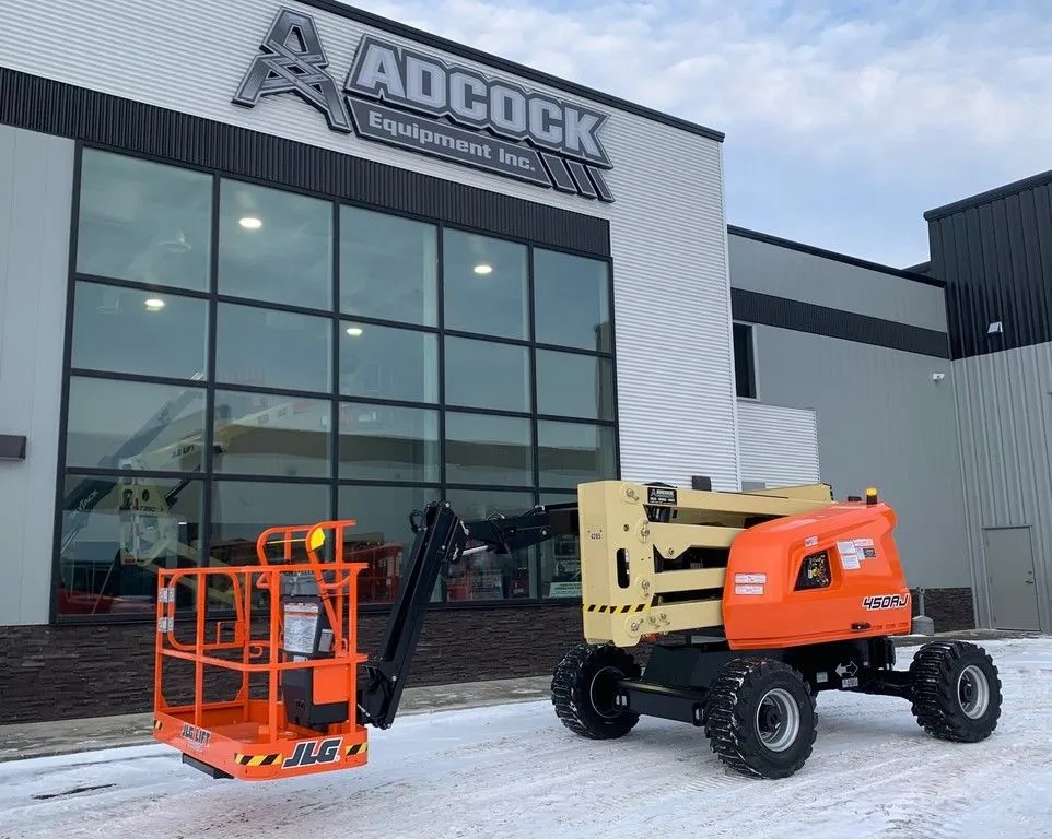 New | in-Stock 2026 JLG 450AJ ARTICULATING BOOM LIFT Articulating Boom Lifts Alberta CA | Adcock Equipment #1418091