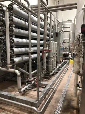 Used GE OSMONICS RO 54A HR (PA) 216K-DP-DLX Water Treatment Equipment | Beverage Industries #1359566