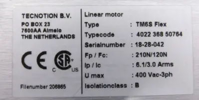 NEW TECNOTION TM6S FLEX LINEAR MOTOR 402236850764 TM6SFLEX
