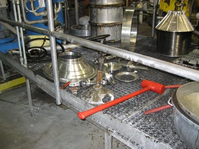 Westfalia TA 140-02-576 separator, 316SS.