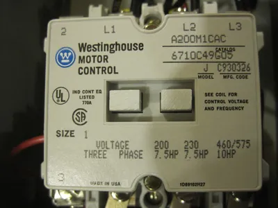 NEW WESTINGHOUSE A204R1AGA DISCONNECT STARTER 10HP SIZE 1 3PH RAINPROOF 120V