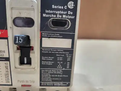 New | in-Stock WESTINGHOUSE HMCP015E0S Switchgears British Columbia CA | Lenmark #1438246