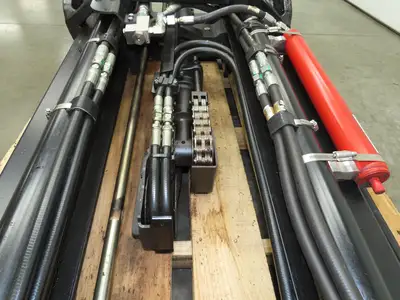 Hyster E80XN Forklift Mast Class IV 2 Stage 4 Lever 144.7" Lift 7000lb READ