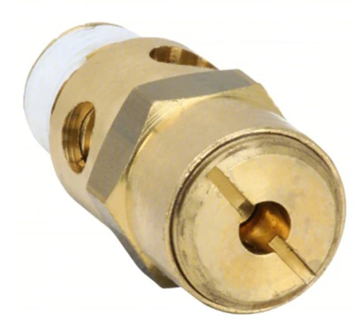 Johnson Controls A-4000-144 Vacuum Relief Valve, 1/4 in MNPT, Brass Body [New]