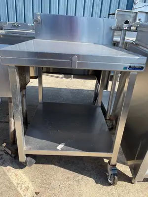 Used Amtekco Used 28" Amtekco Stainless Steel Table with Lift Up Top - SS145 Food Prep Tables Illinois US | Falcon Restaurant Supply #1375943