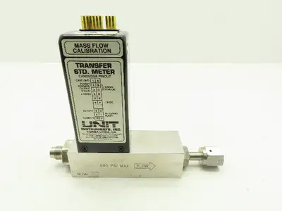 Unit UTM-2020 Mass Flow Controller N2 Gas 30 SLM Card Edge 500 PSI