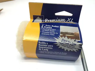 107528300 | Sherwin Williams Premium XL 3" Inch Trim Rollers & Frames 3/8" Nap Box of 6 - New