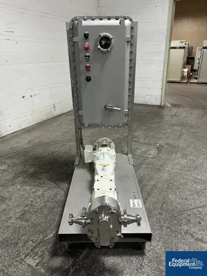 USED Wrightflow Technologies Wright Stainless Steel Lobe Pump Wash Down Duty, Model 0600 TRA10,