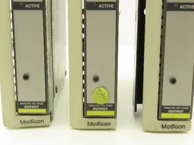 Modicon/AEG AS-B872-200 Analog Voltage Output Module Lot of 3