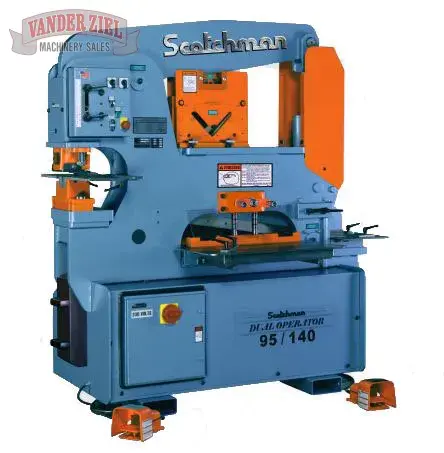 Scotchman 95 Ton Dual Operator Ironworker, Model DO 95/140-24M, 480 Volt / 3 Phase - NEW