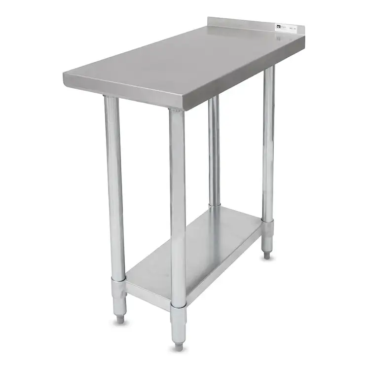 New | in-Stock John Boos Old Stock John Boos EFT8-3018SSK Filler Table - 30x18"L, 1 1/2" Backsplash Food Prep Tables Illinois US | Falcon Restaurant Supply #1375745