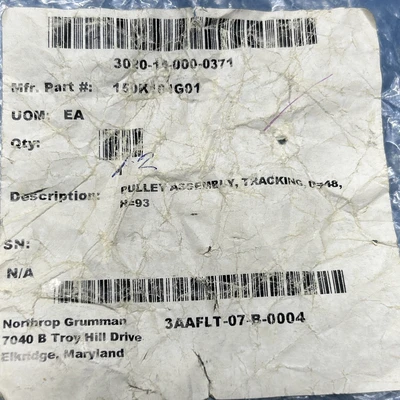 (2) 3020-11-000-0371 150K101G01 Tracking Pulley Assembly’s NNB Fast Shipping!!