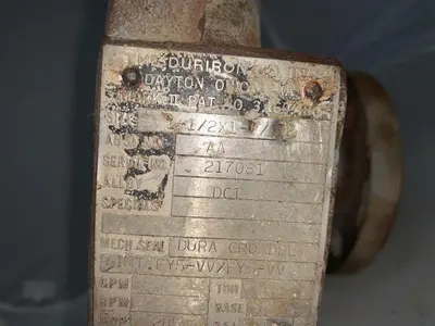 Durco Mark II Pump casing 1.5x1-8 Material: DCI	Pattern#: DX3007