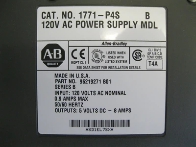 USED Allen-Bradley 1771-A2B