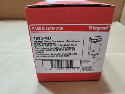 New | in-Stock LEGRAND 7833-MD Miscellaneous Equipment (Electrical & Power) British Columbia CA | Lenmark #1438714