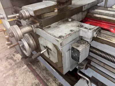 14" X 40" SUMMIT MODEL #14 ENGINE LATHE. 2" HOLE: STOCK #23258
