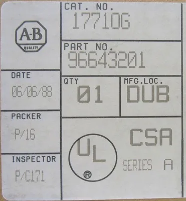 NEW ALLEN BRADLEY 1771-0G OUTPUT MODULE SERIES A 17710G