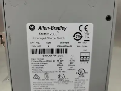 Used Allen-Bradley 1783-US5T Ser B Stratix 2000 Ethernet Switch, 5-Port Network Switches South Carolina US | Palmetto Automation #1160122