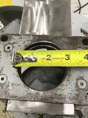 USED METAL FABRICATOR HOPPER