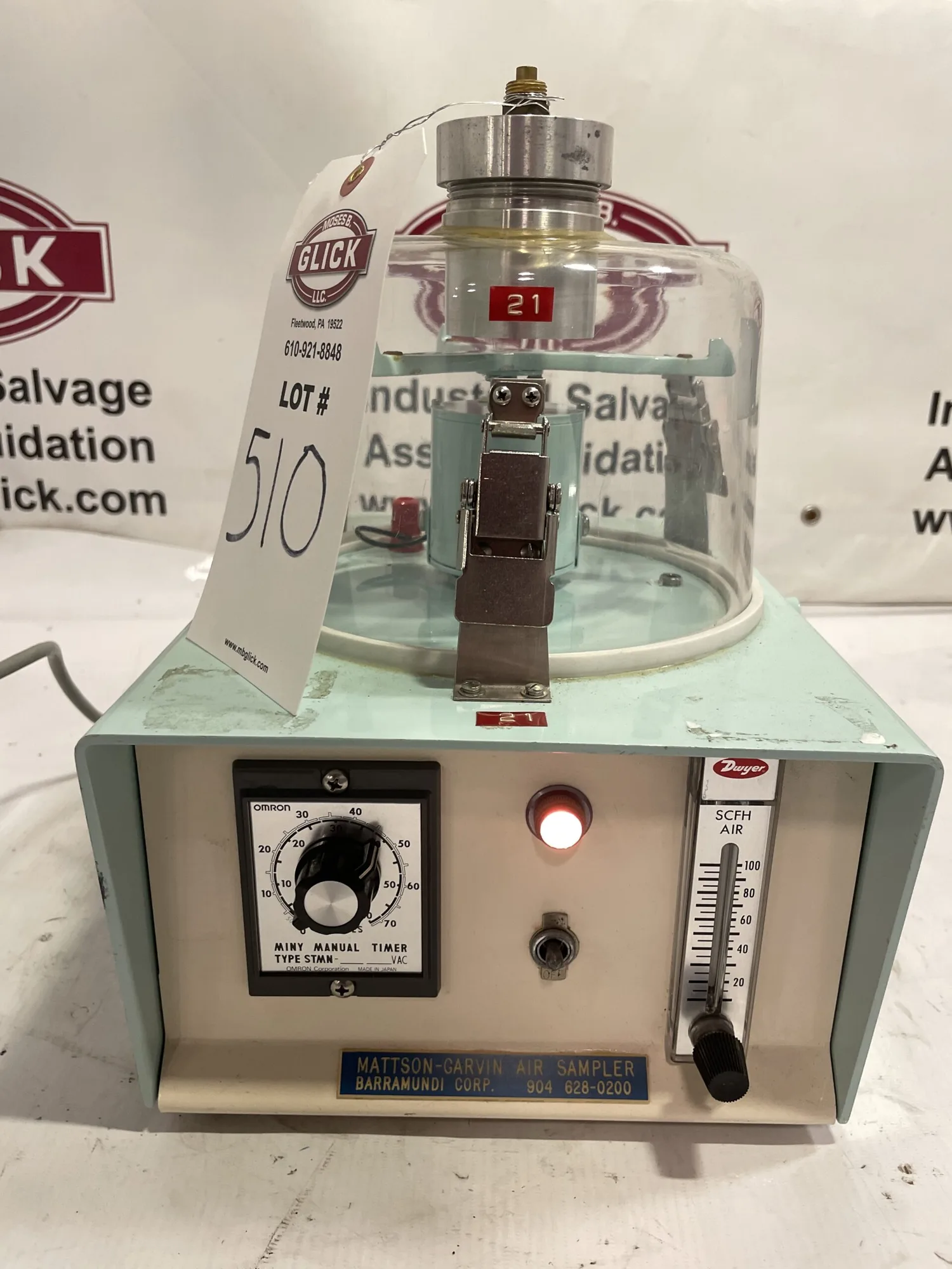 Mattson-Garvin P-320 Air Sampler