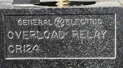 General Electric CR124 Overload Relay Loc4B24