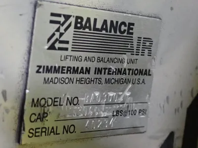 USED Z BALANCE AIR BA030080