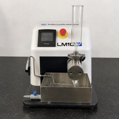 Used MICROFLUIDICS LM10 MICROFLUIDIZER PROCESSOR Homogenizers New Jersey US | Bionex Scientific LLC #799914