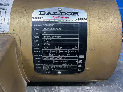 Used BALDOR VEM3538 A.C. Motors Ohio US | HGR 24 #1453711