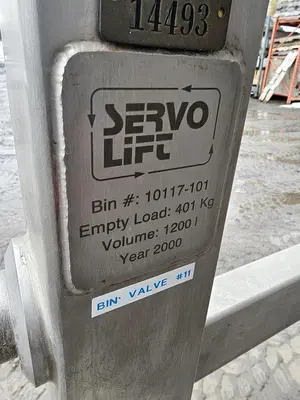 Used 310 Gallon Tank (Tote), Stainless Steel